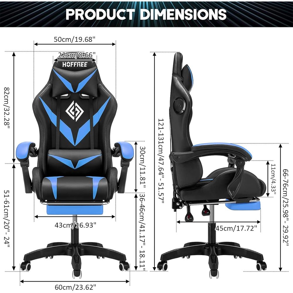 RGB Gaming Chair with Bluetoot - Office Furniture Ergonomic reseña y precio