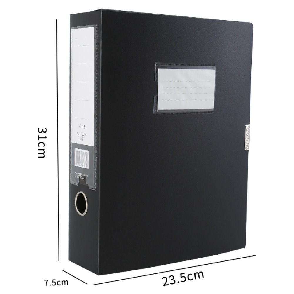 Desktop Black Blue A4 File Fol - Binder Storage Box reseña y precio