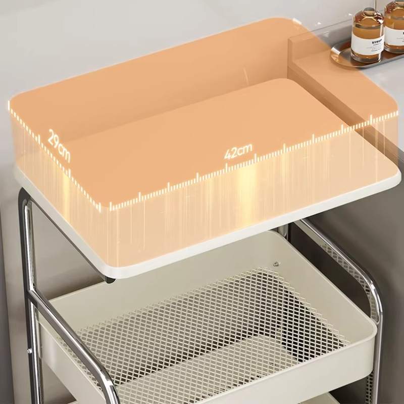 Rolling Utility Cart Organizer - Book Cart Rolling reseña y precio