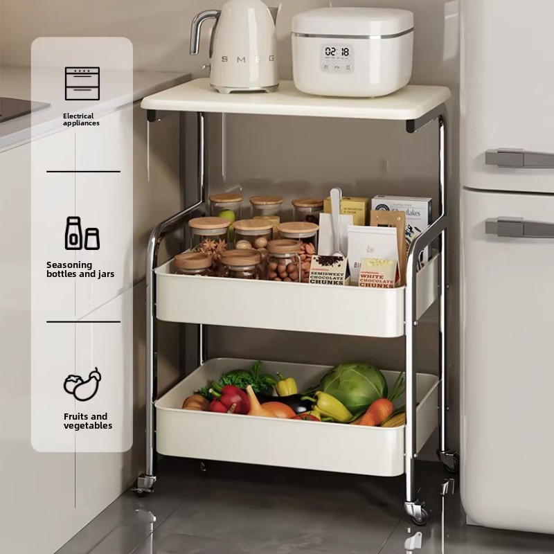 Rolling Utility Cart Organizer - Book Cart Rolling reseña y precio