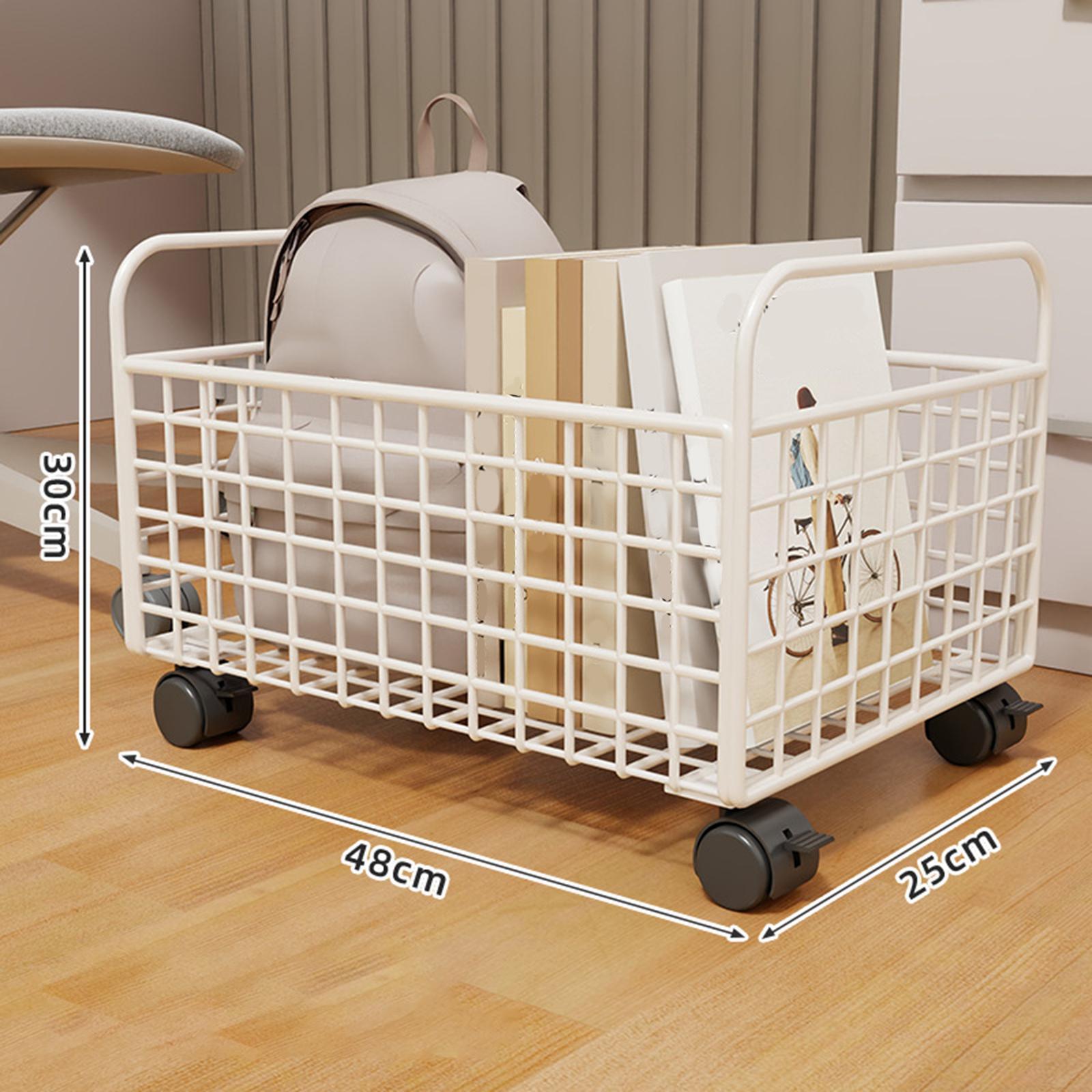 Rolling Utility Cart Metal Mes - Book Cart Rolling reseña y precio