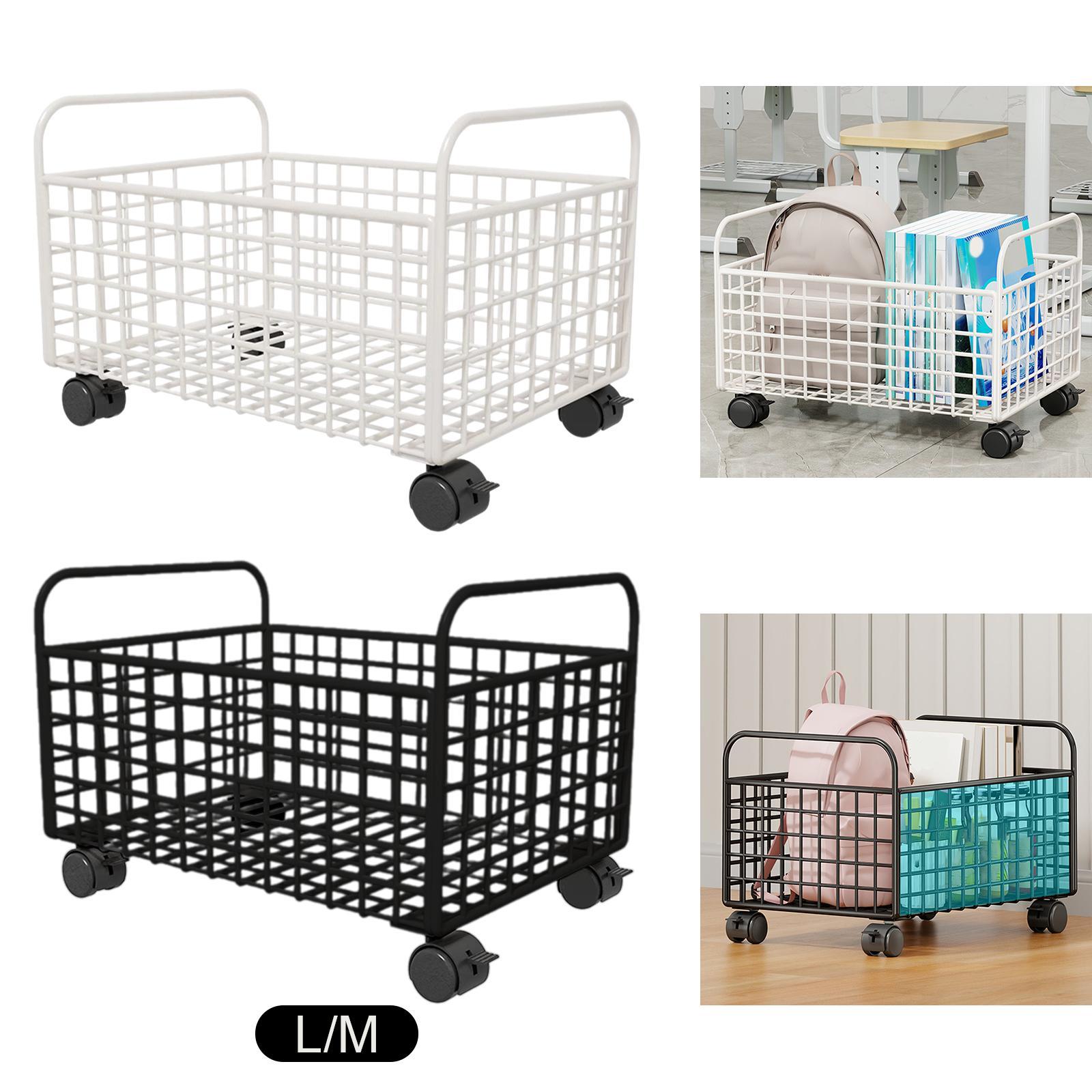 Rolling Utility Cart Metal Mes - Book Cart Rolling reseña y precio
